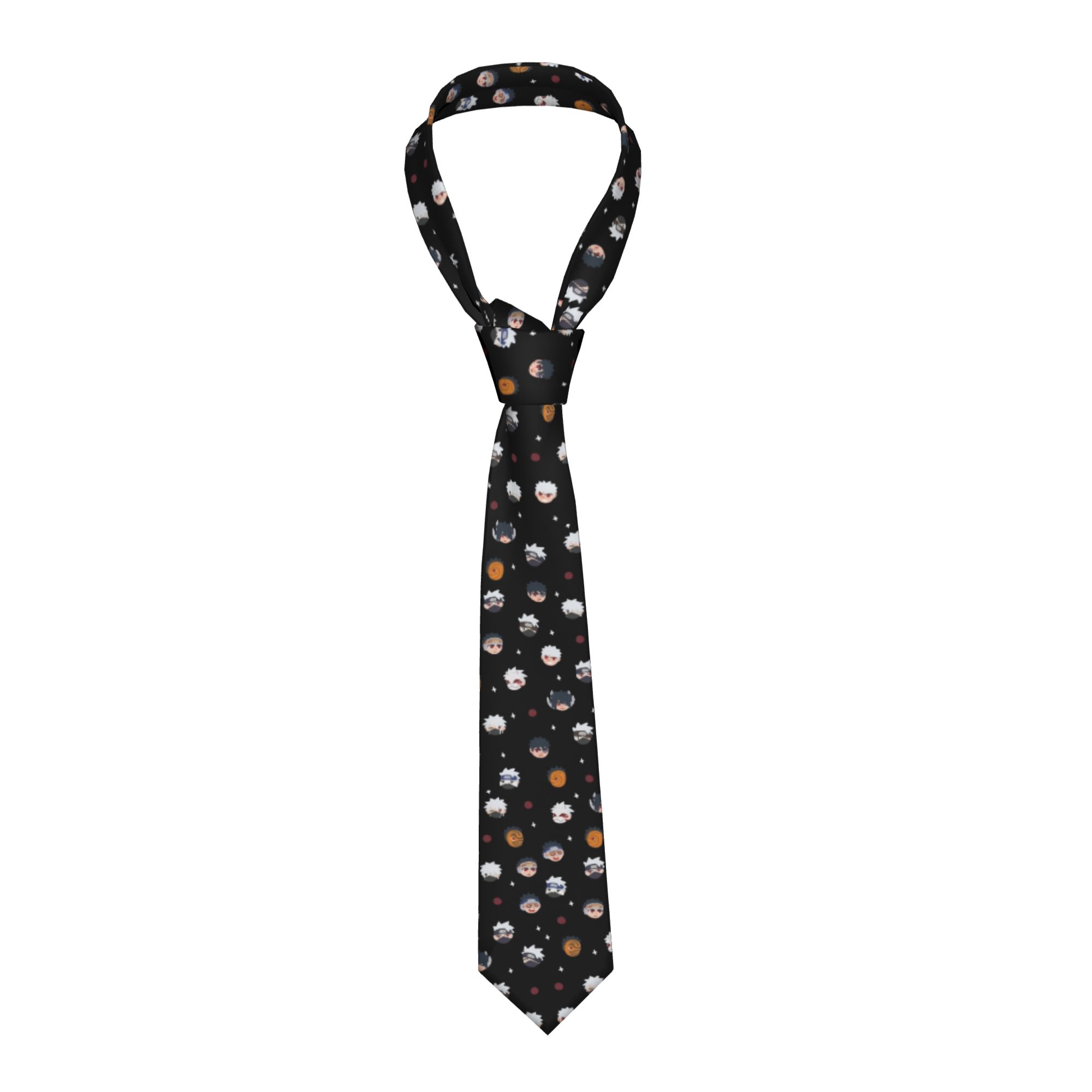 Men Accessories For Birthday Gift - Custom N-Narutoes Akatsukis Necktie Men Printed