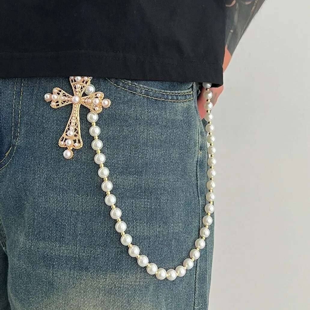 Men'S Accessories Chain - KunJoe Hip Hop Big Jesus Cross