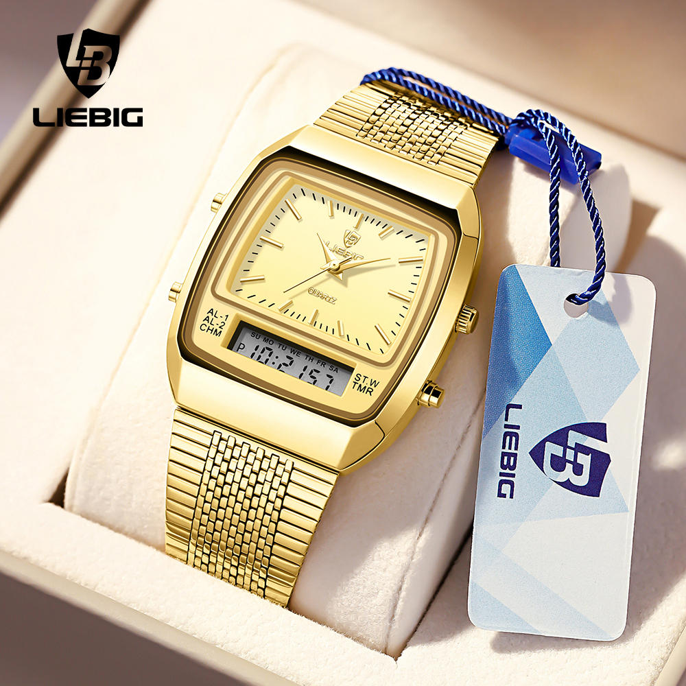 Men'S Accessories Display - LIEBIG Fashion Luxury Digital Quartz Watches
