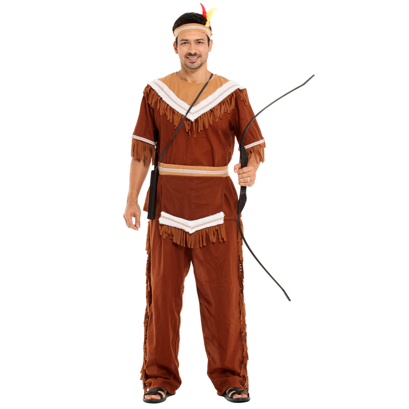 Men Accessories India - Indian Chief Costume Indian Hunter Archer