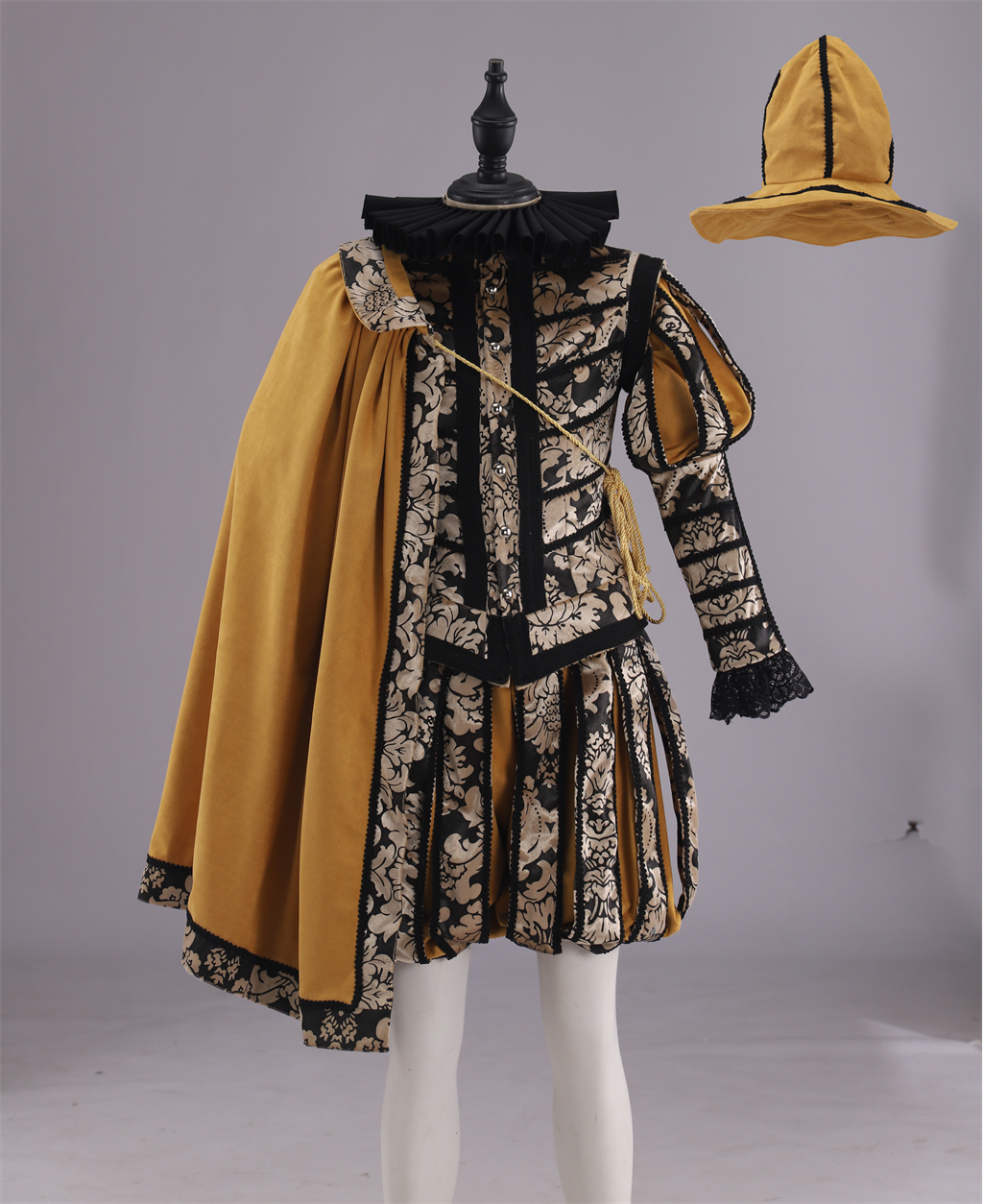 Men'S Victorian Accessories - Men's Medieval Tudor Elizabethan Deluxe Costume