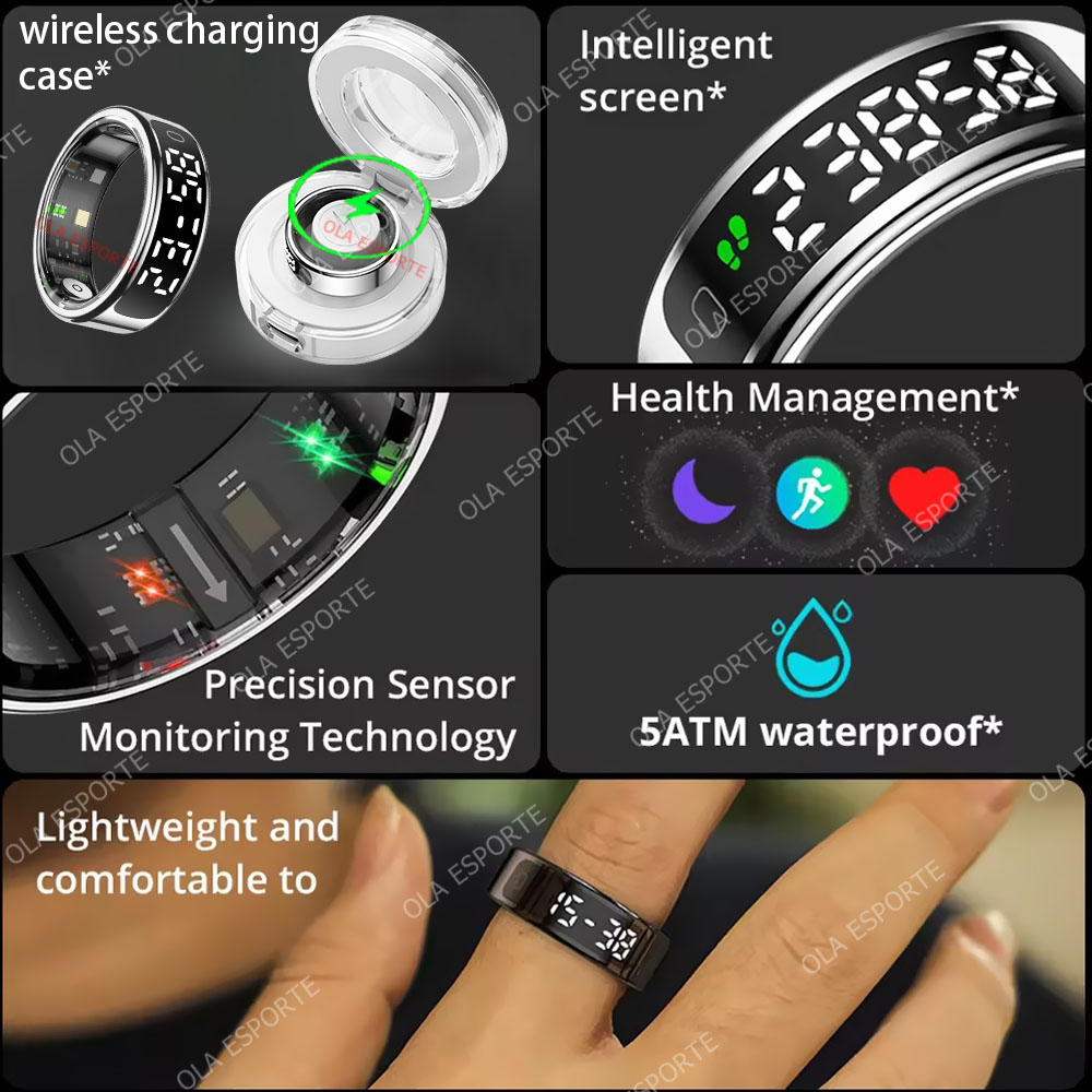 R13 Smart Ring with Display Sc – Men'S Accessories Display recenzja i cena