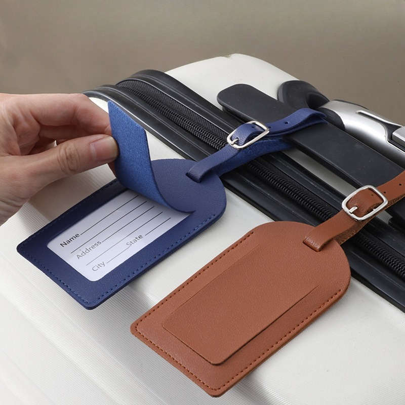 Women Men Luggage Tags PU Leat – Men Accessories Name recenzja i cena