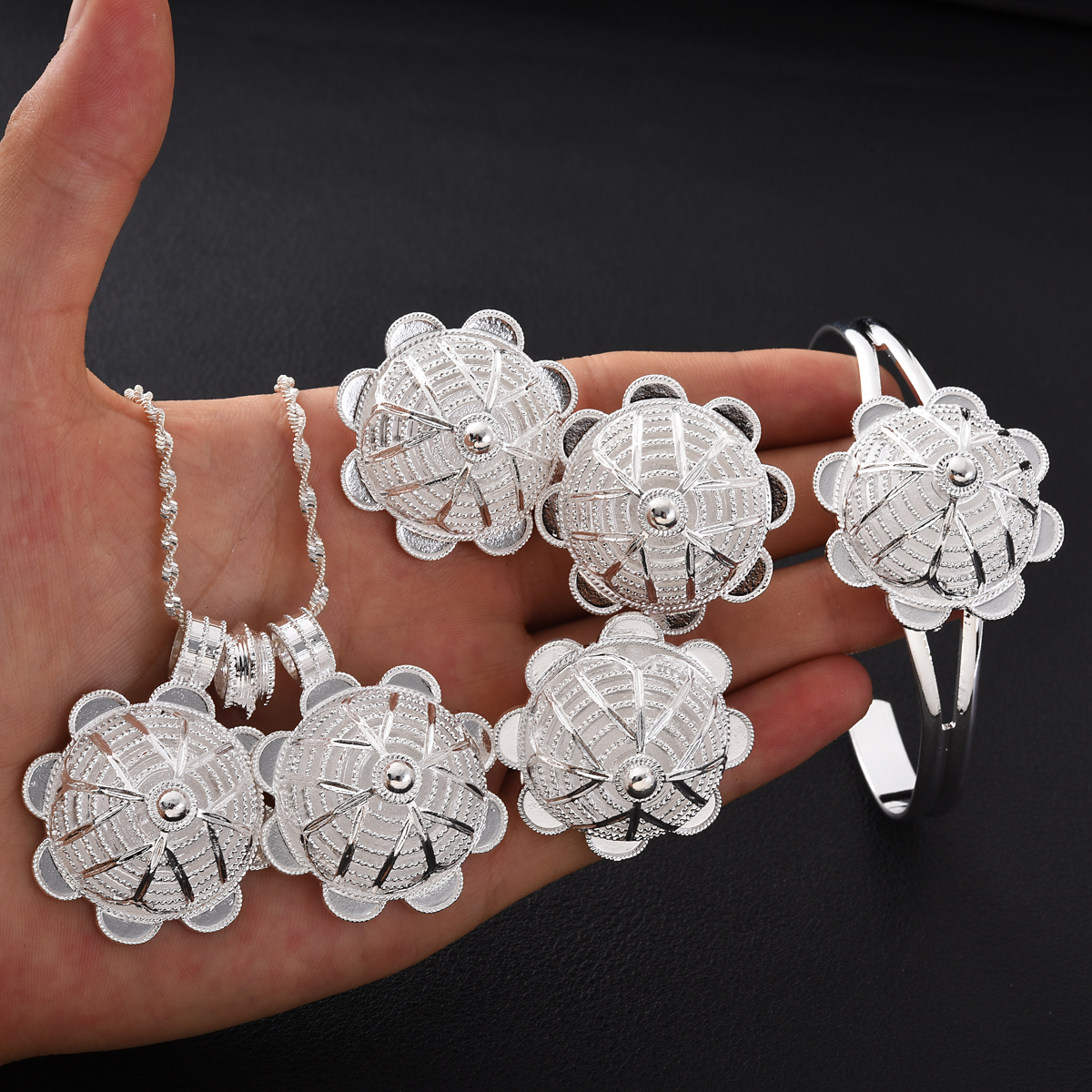 Africa Silver Color Jewelry Ac – Men Accessories In Dubai recenzja i cena