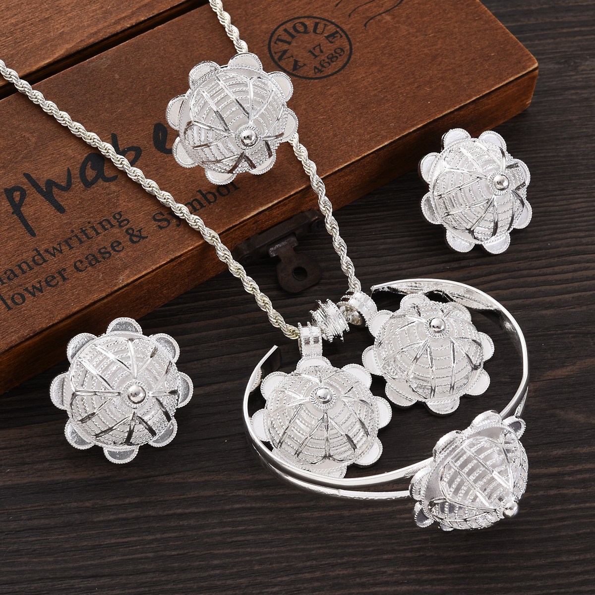 Africa Silver Color Jewelry Ac – Men Accessories In Dubai recenzja i cena