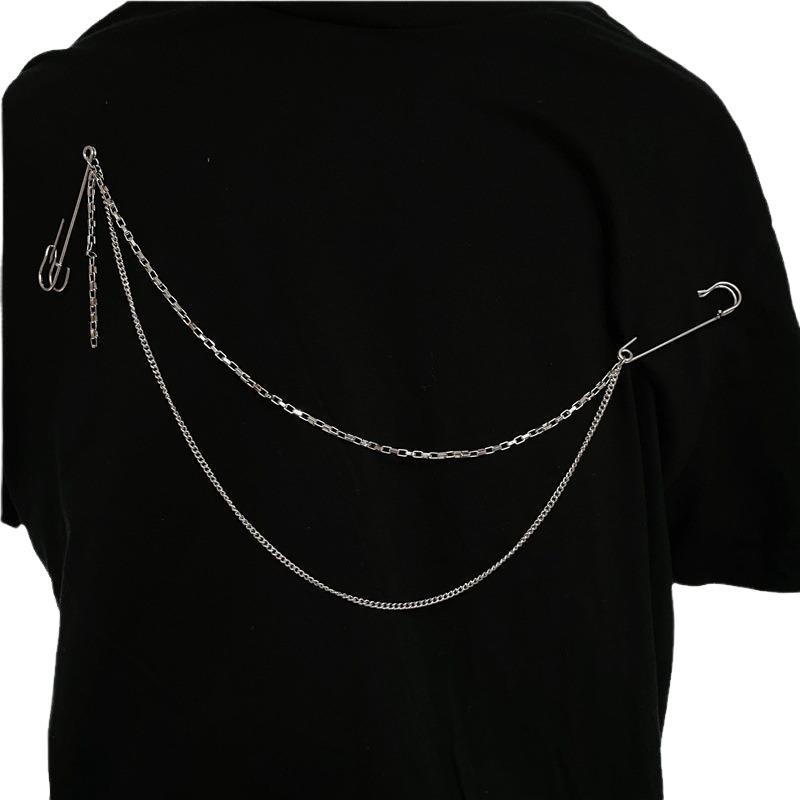 New Punk Double Layered Pants  – Men'S Accessories Chain recenzja i cena