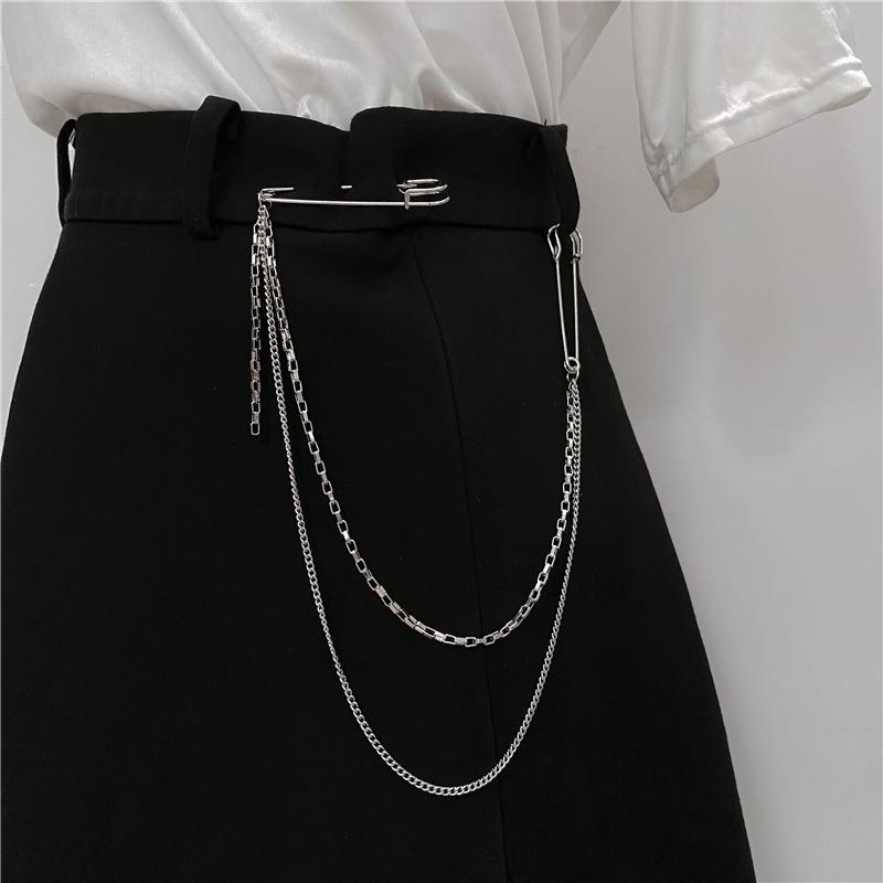 New Punk Double Layered Pants  – Men'S Accessories Chain recenzja i cena
