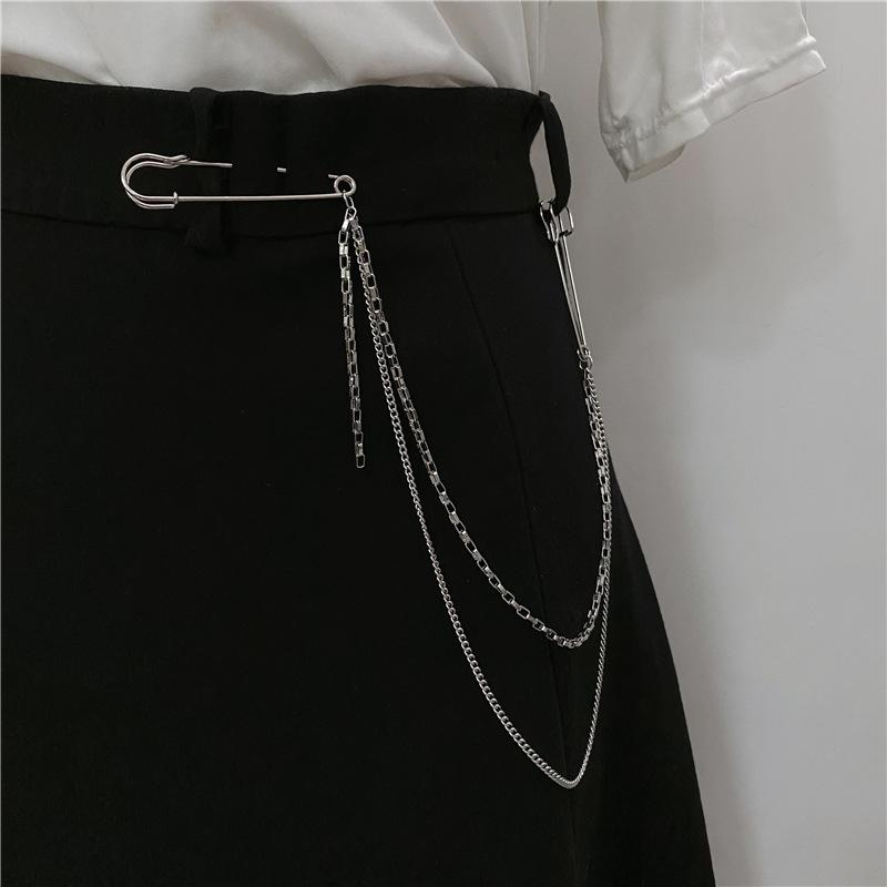 New Punk Double Layered Pants  – Men'S Accessories Chain recenzja i cena