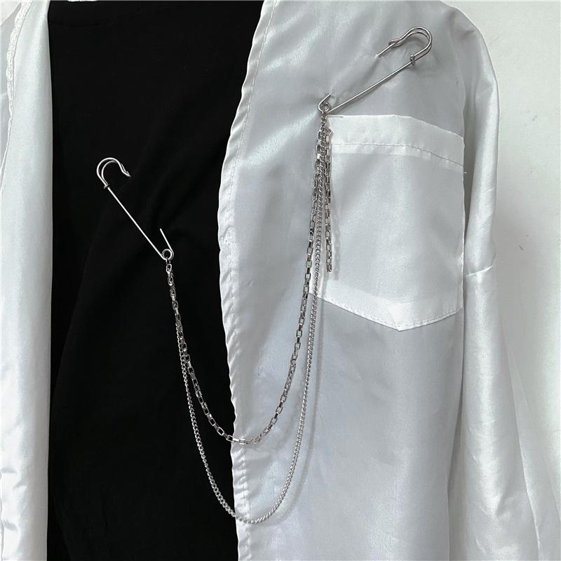 New Punk Double Layered Pants  – Men'S Accessories Chain recenzja i cena