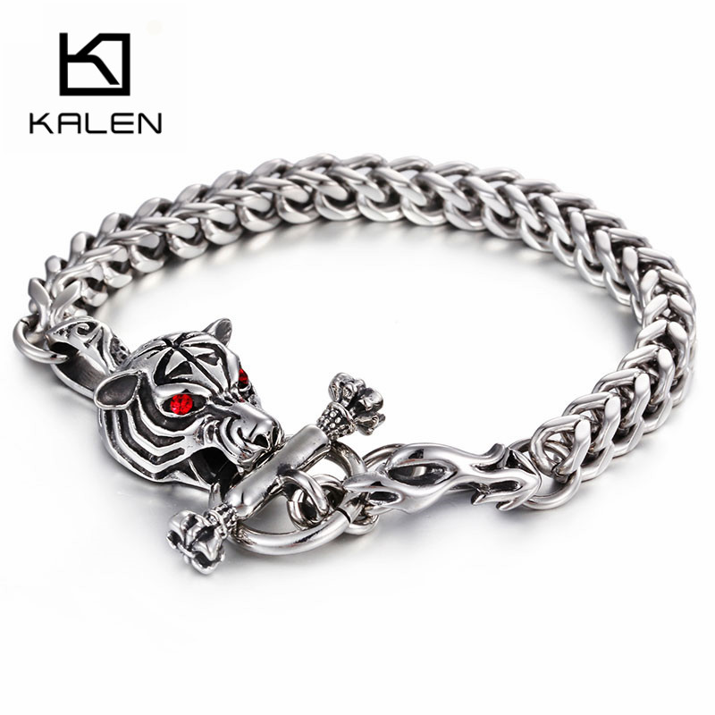 KALEN Stainless Steel Red Eyes – Men Accessories Bd recenzja i cena