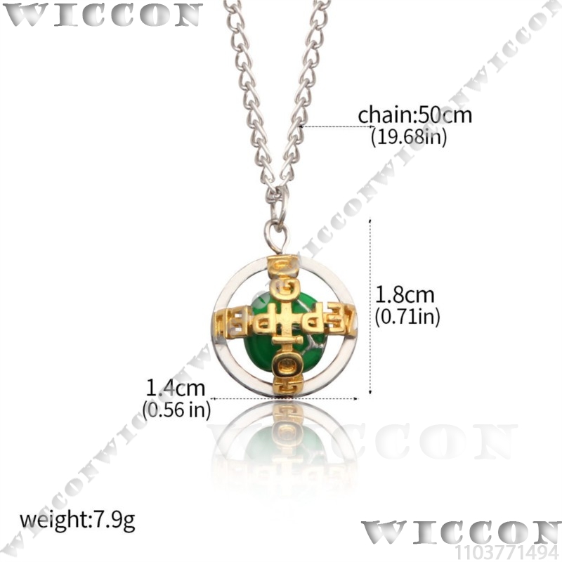 Zeppeli necklace Gyro j0 Anime – Men Accessories To Gift recenzja i cena