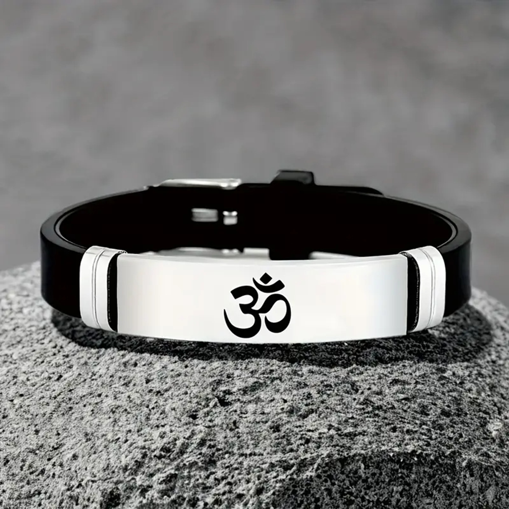 Stainless Steel Indian Sanskri – Men Accessories India recenzja i cena