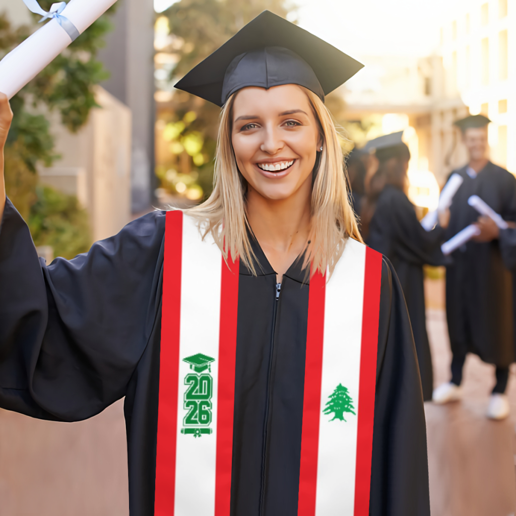 Class of 2026 Lebanon Flag Sca – Men Accessories Lebanon recenzja i cena