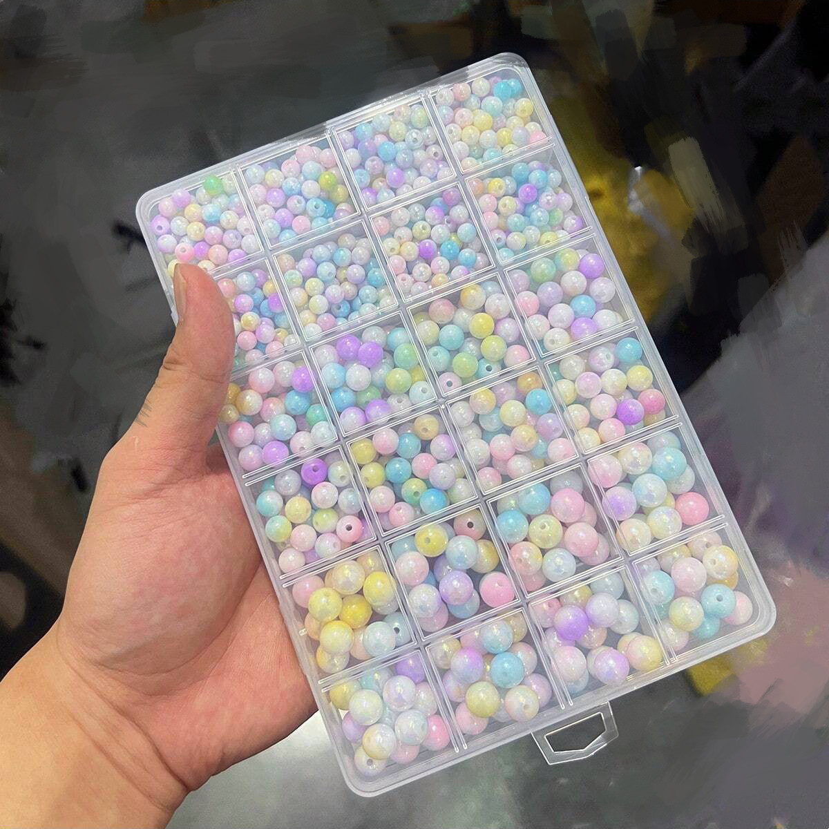 800pcs/24 grid set box 6mm/8mm – Men'S Accessories Jewelry Bracelet recenzja i cena