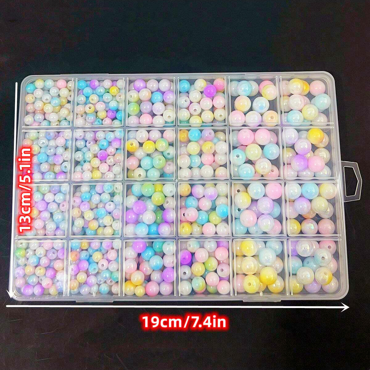 800pcs/24 grid set box 6mm/8mm – Men'S Accessories Jewelry Bracelet recenzja i cena
