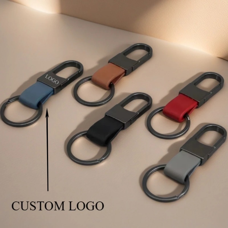 Fashion Leather Keychains Cust – Men Accessories Name recenzja i cena