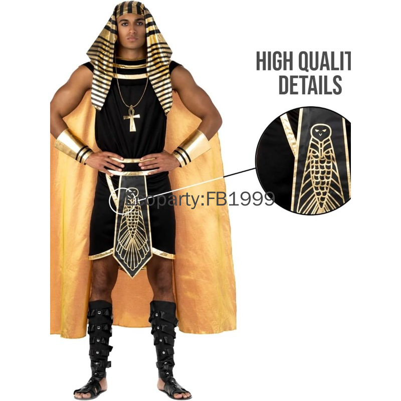 New Men Egyptian Costume King  – Men Accessories Egypt recenzja i cena