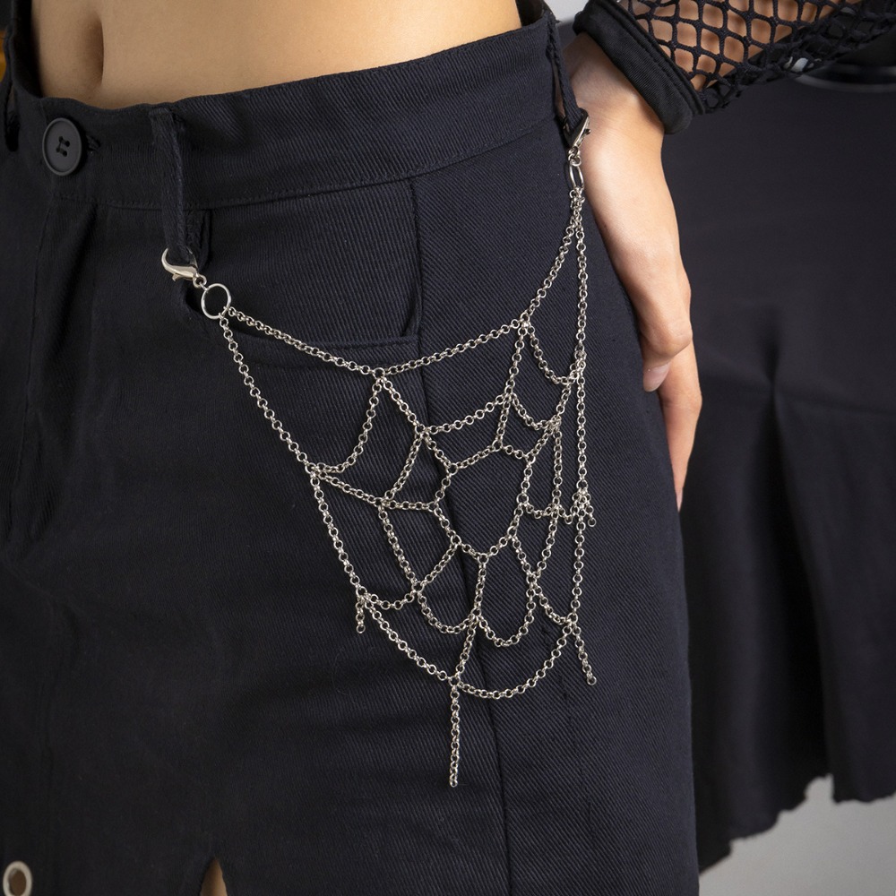 Gothic Punk Sliver Color Spide – Men'S Accessories Chain recenzja i cena