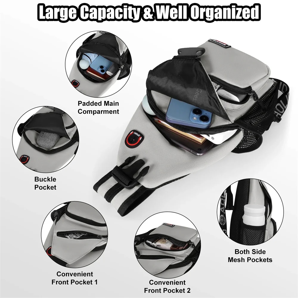 Multi-pocket Casual Chest Bag  – Men Accessories For Travel recenzja i cena