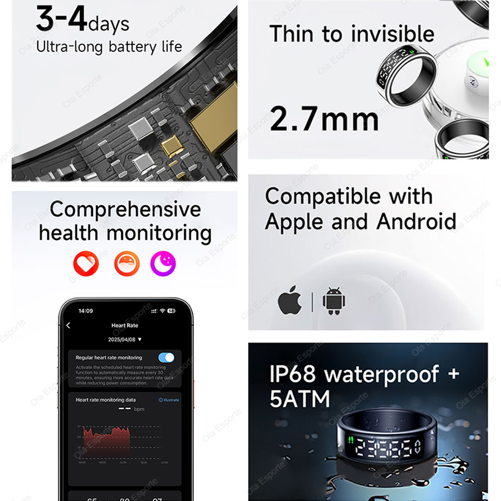 For Xiaomi Smart Ring Display  – Men'S Accessories Display recenzja i cena