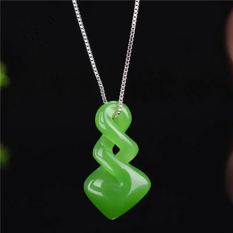 Natural Hetian Jade Green Colo – Men'S Accessories Drop Shipping recenzja i cena
