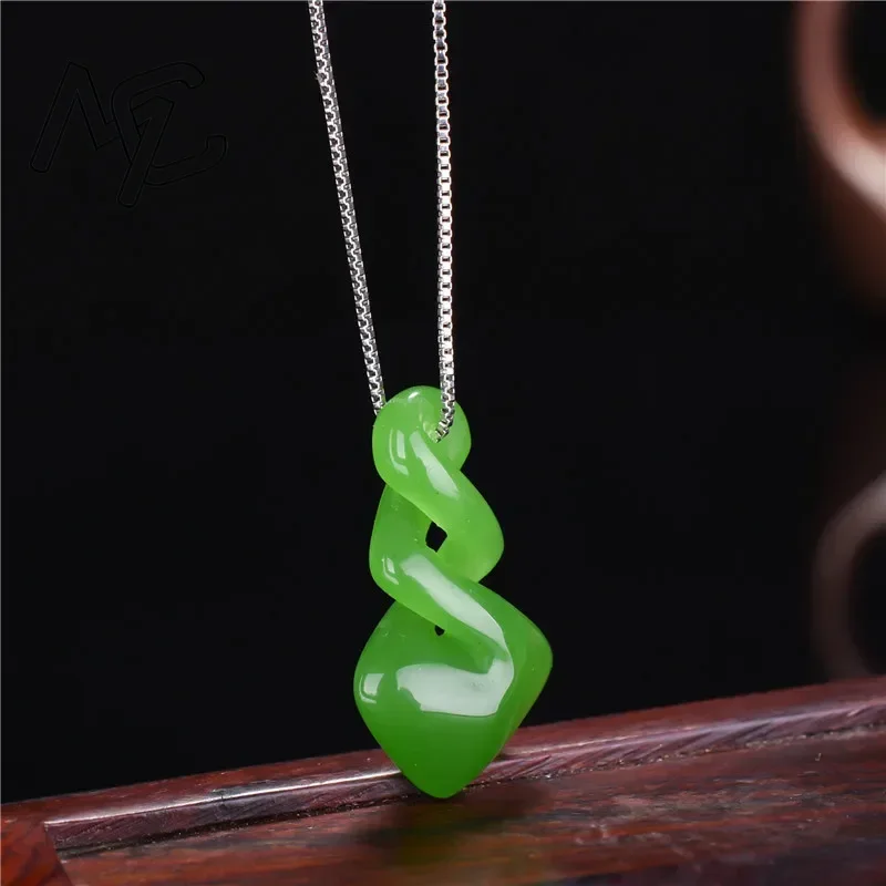 Natural Hetian Jade Green Colo – Men'S Accessories Drop Shipping recenzja i cena