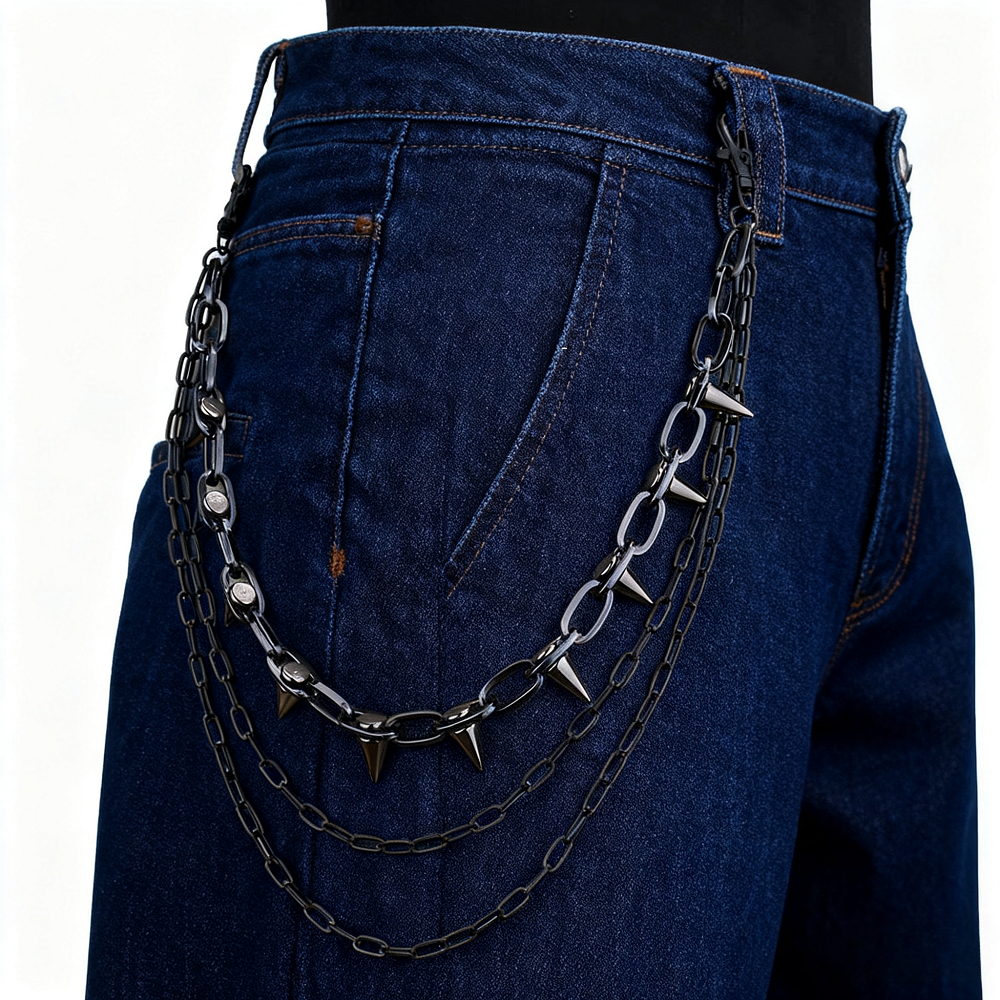 Unisex Hip Hop Punk Rock Metal – Men'S Accessories Chain recenzja i cena