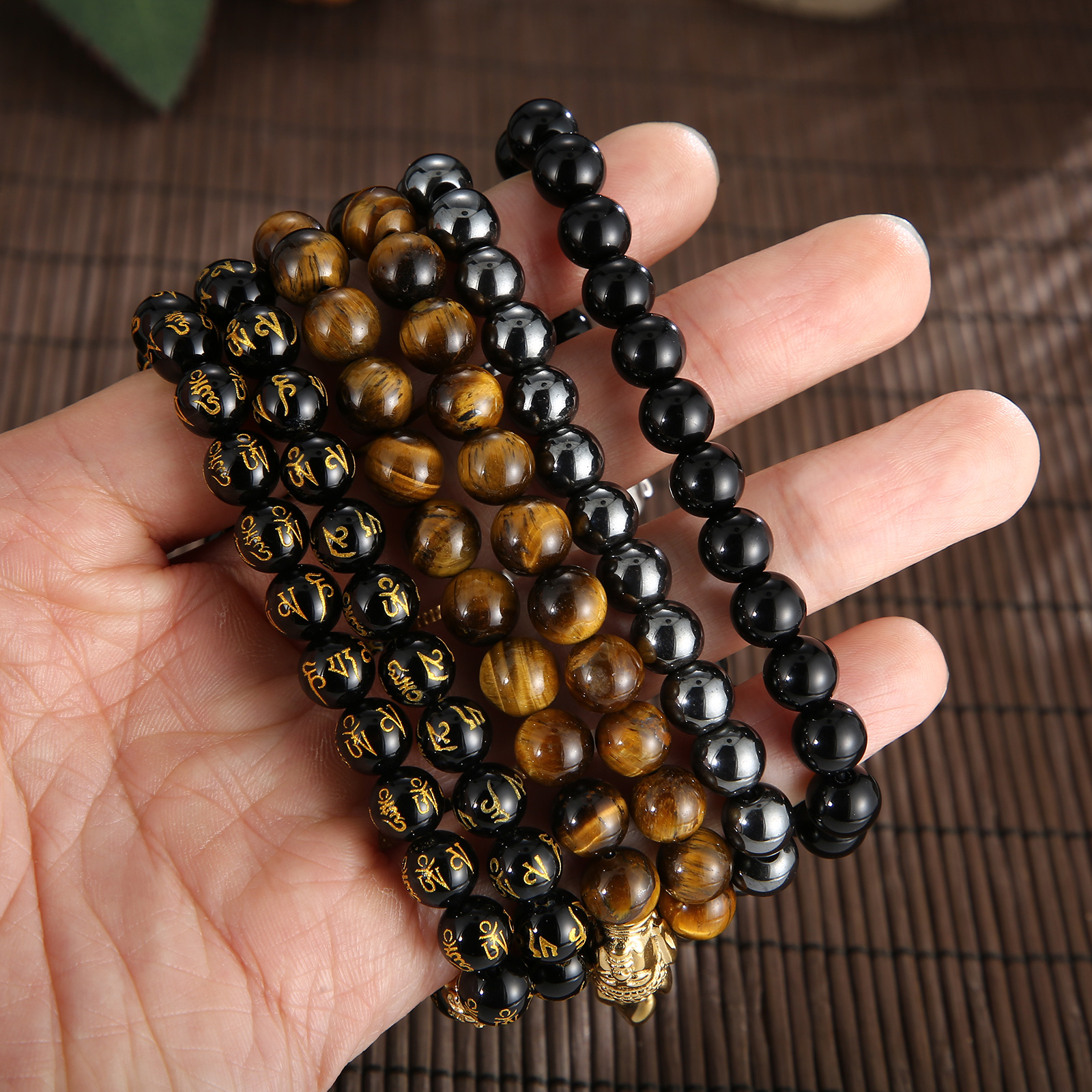 Fongten Religious Buddha Head  – Men Accessories Bd recenzja i cena
