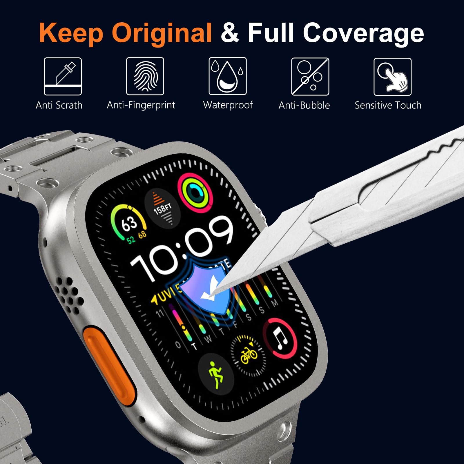 Tempered Glass for Apple Watch – Men'S Accessories Display recenzja i cena