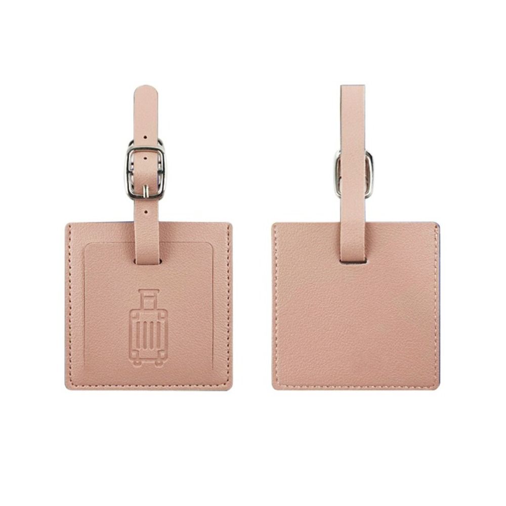 Colorful PU Luggage Tag Square – Men Accessories Name recenzja i cena