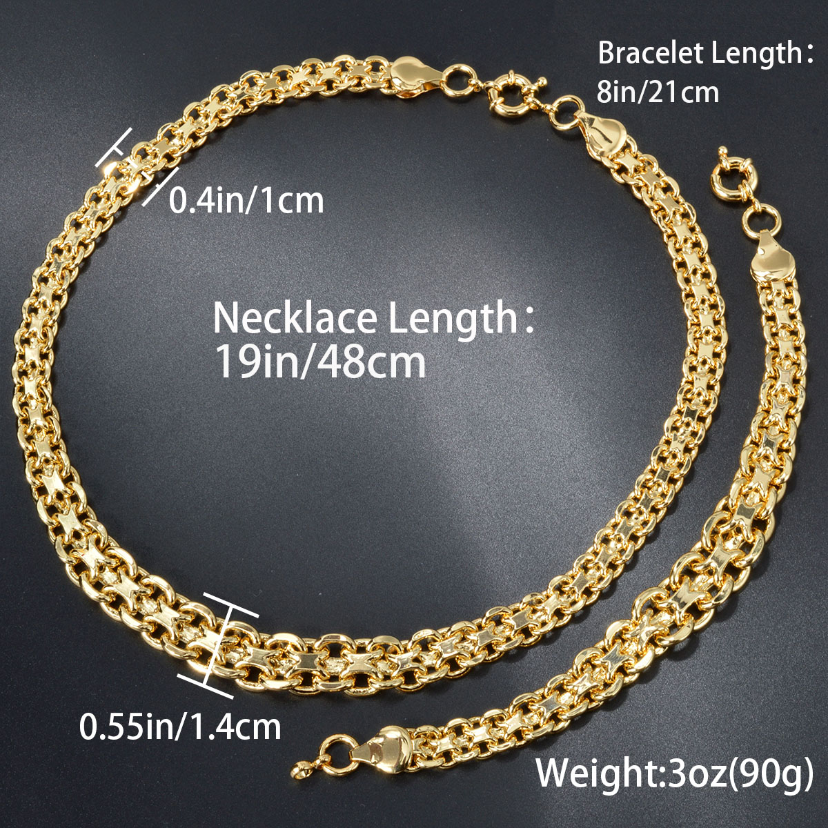 Sunny Luxury 18k Gold Plated G – Men Accessories In Dubai recenzja i cena