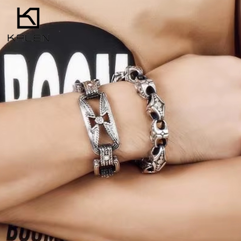 KALEN Punk Cross Bracelet Men' – Men Accessories Bd recenzja i cena