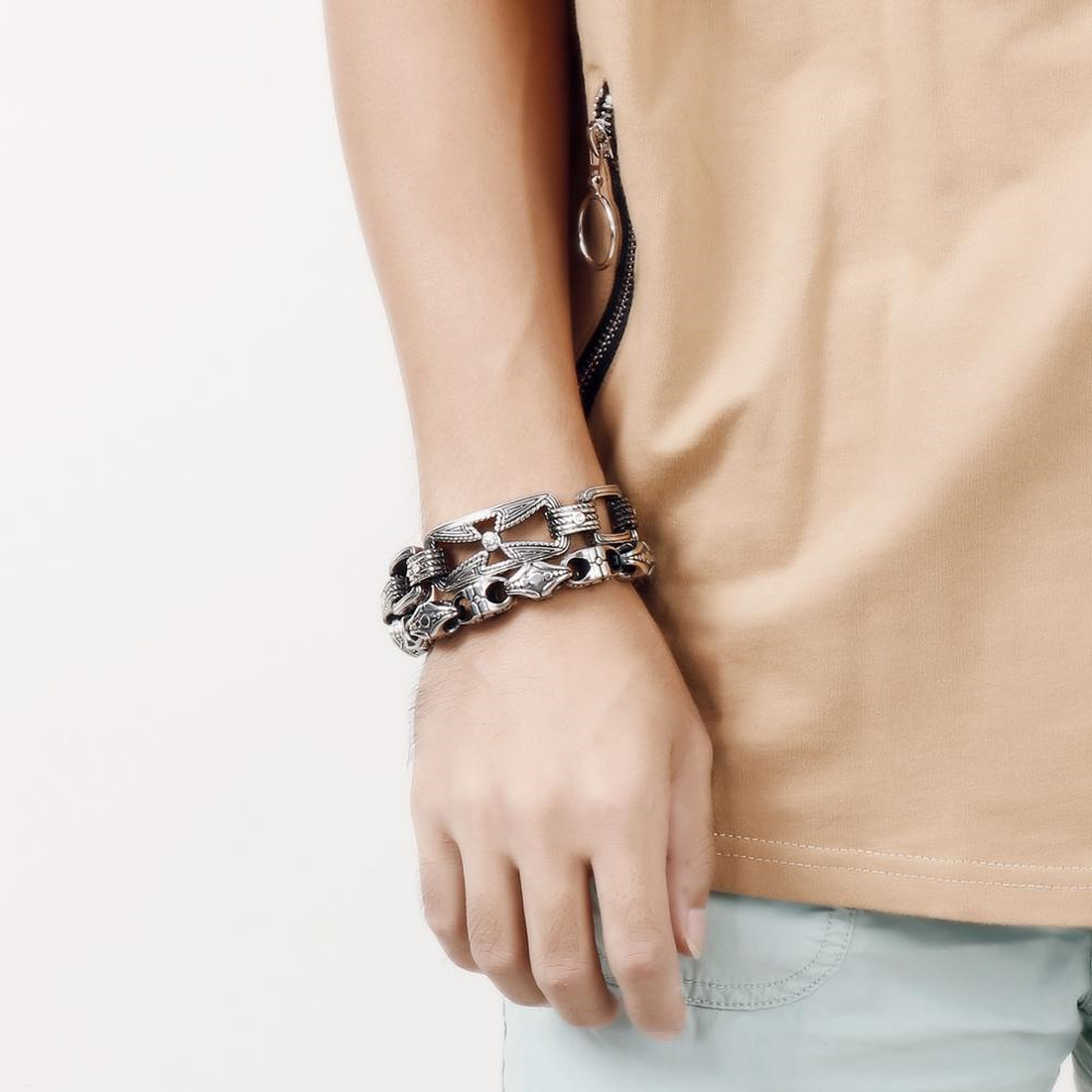 KALEN Punk Cross Bracelet Men' – Men Accessories Bd recenzja i cena