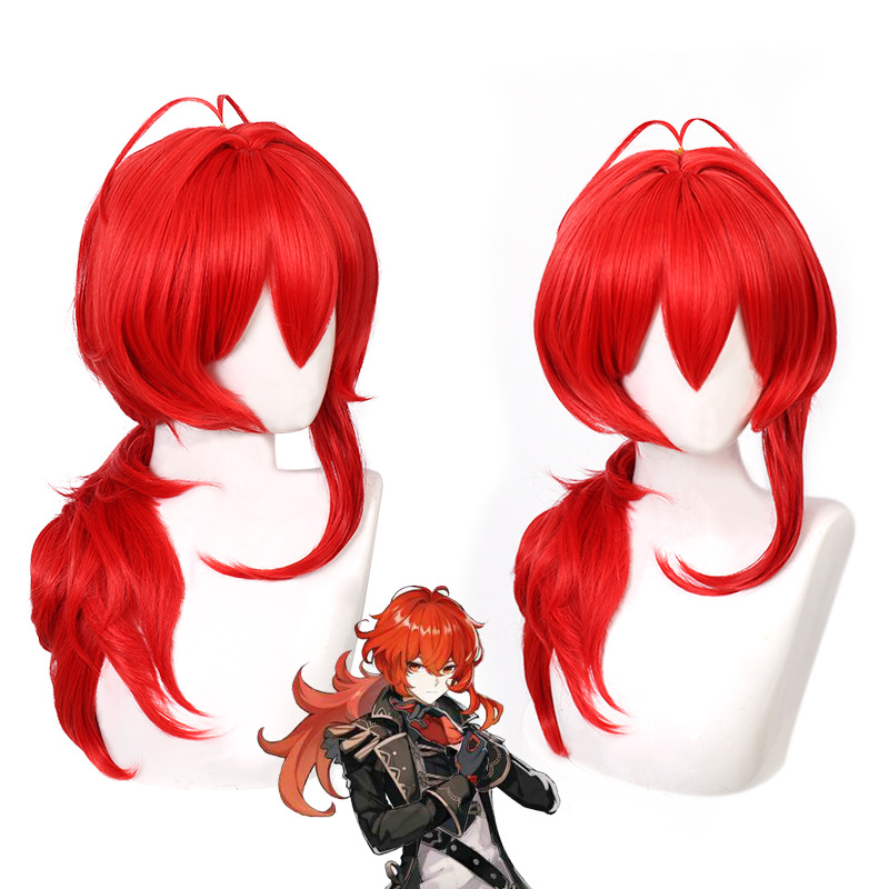 Genshin Impact Diluc Cosplay W – Men Accessories For Travel recenzja i cena