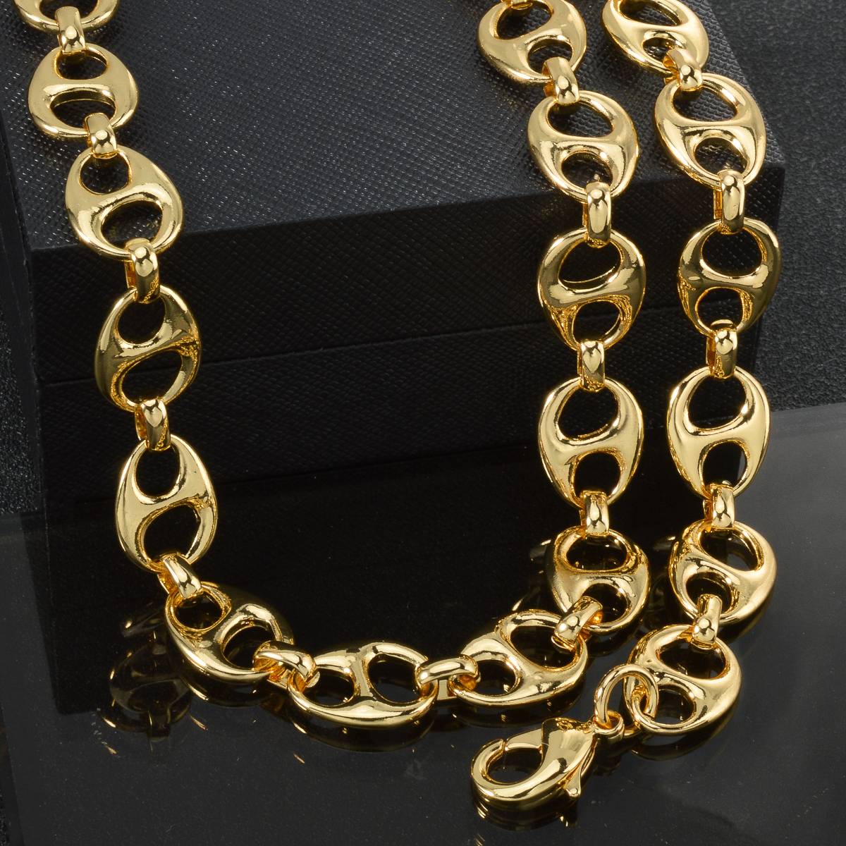 Pig Nose 18k Gold Plated Neckl – Men Accessories In Dubai recenzja i cena
