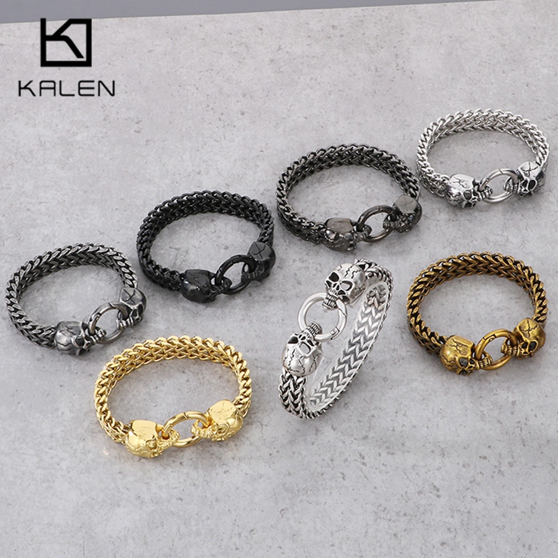 KALEN Punk Stainless Steel Sku – Men Accessories Bd recenzja i cena