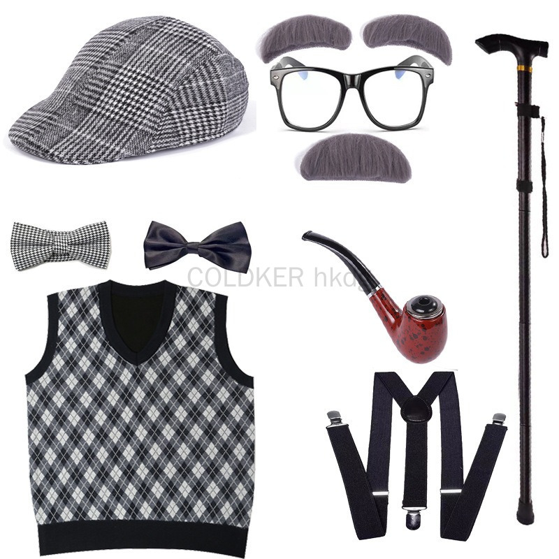 Halloween Festival Old Man Cos – Men Accessories Pack recenzja i cena