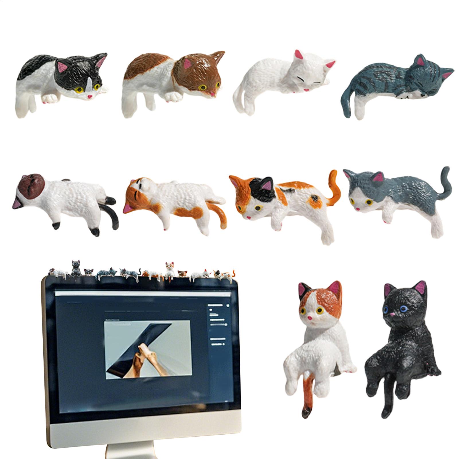 10pcs Cute Mini Cat Ornament C – Men Accessories India recenzja i cena