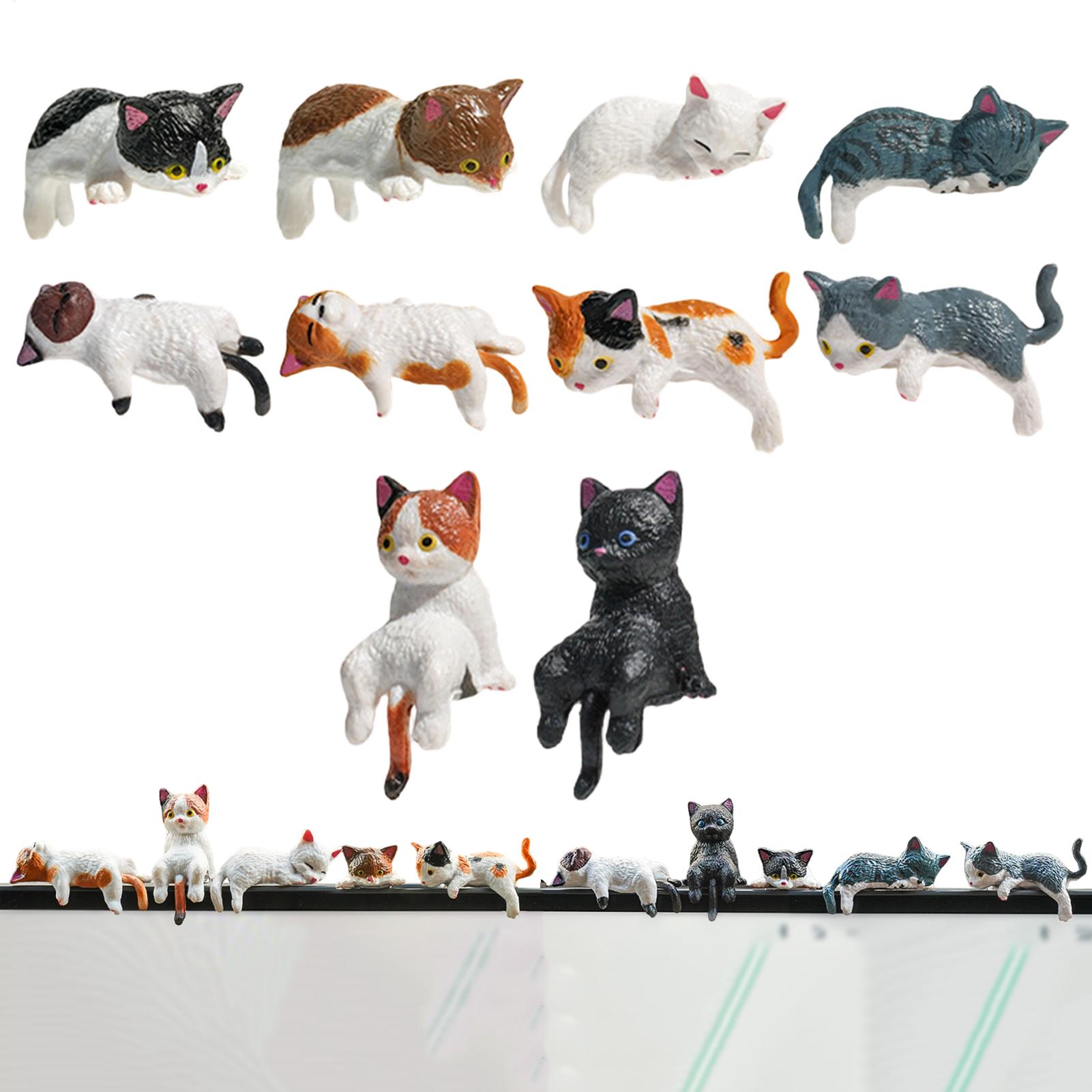 10pcs Cute Mini Cat Ornament C – Men Accessories India recenzja i cena