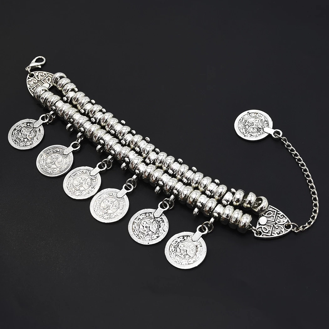 Vintage Coin Tassle Charm Brac – Men Accessories India recenzja i cena