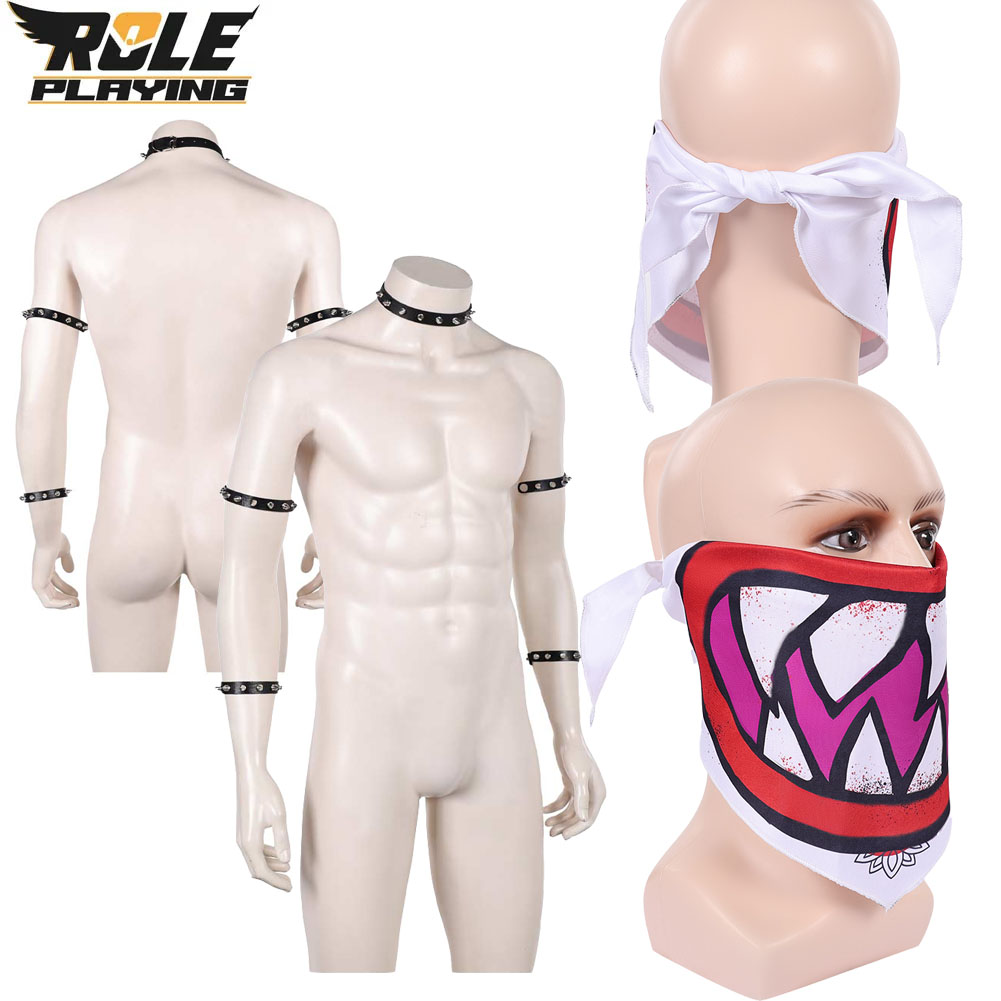 Bowser Jr Cosplay Scarf Mask B – Men Accessories Pack recenzja i cena