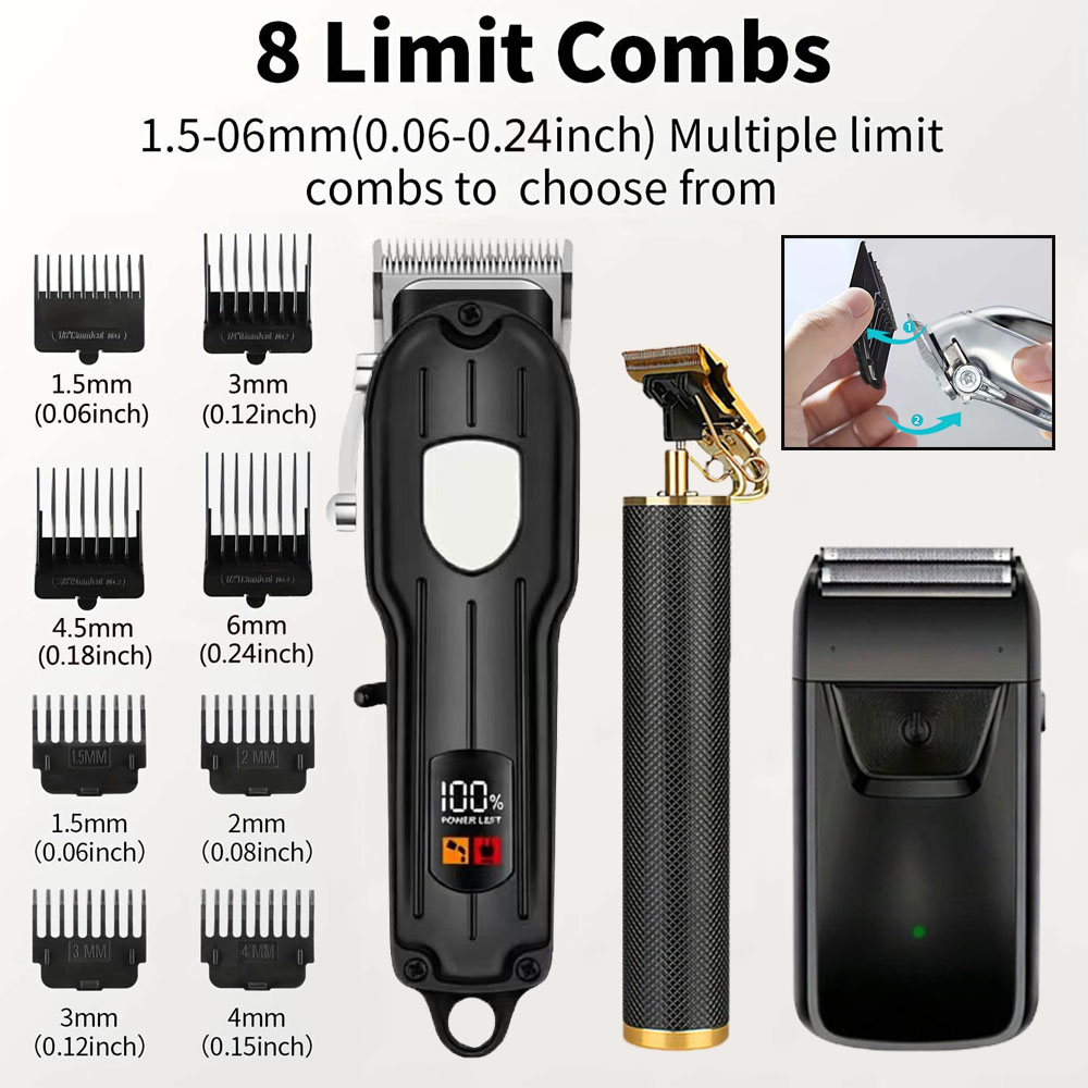 Professional Hair Clipper Set  – Men'S Accessories Display recenzja i cena