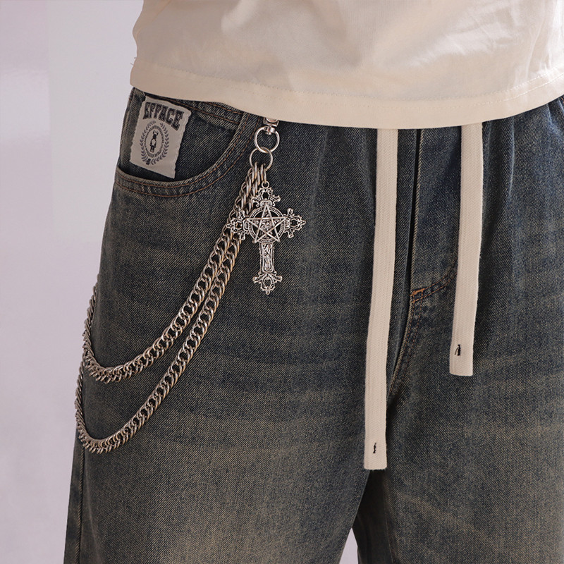 Fashion Punk Metal Pants Chain – Men'S Accessories Chain recenzja i cena