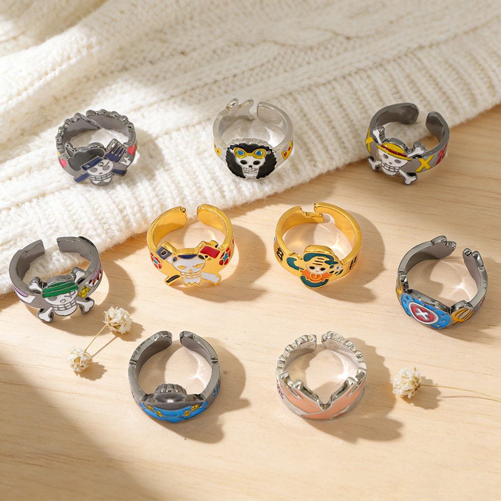 One Piece Skull Logo Adjustabl – Men'S Accessories Jewelry Bracelet recenzja i cena
