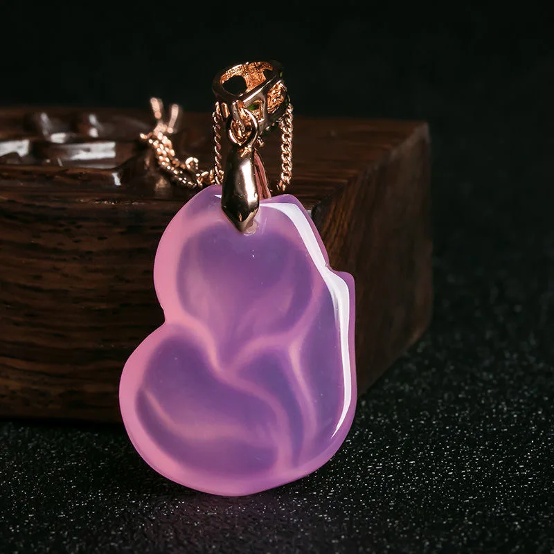 Natural Purple Agate Fox Penda – Men'S Accessories Chain recenzja i cena