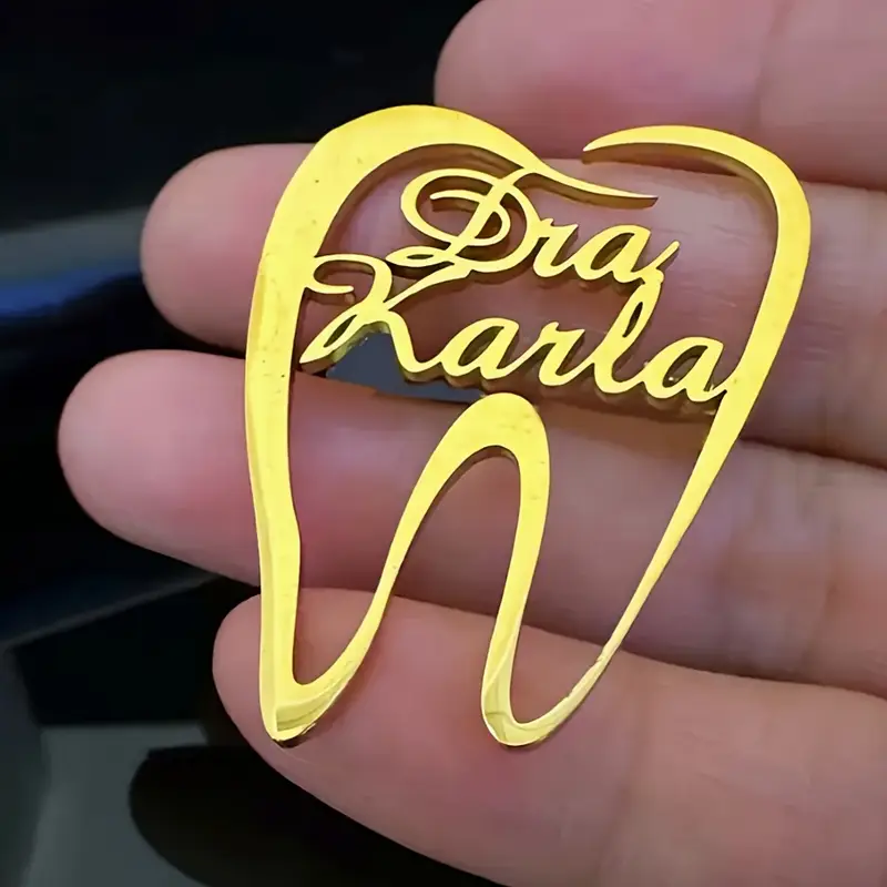 1PC Customized Teeth Dentist N – Men Accessories Name recenzja i cena