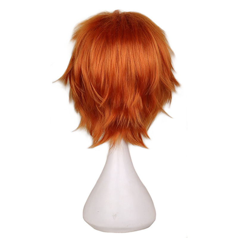 Short Orange Wig for Men Women – Men Accessories Bd recenzja i cena