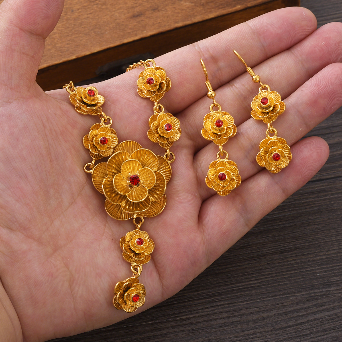 Fashion Golden Color Rose Jewe – Men Accessories In Dubai recenzja i cena
