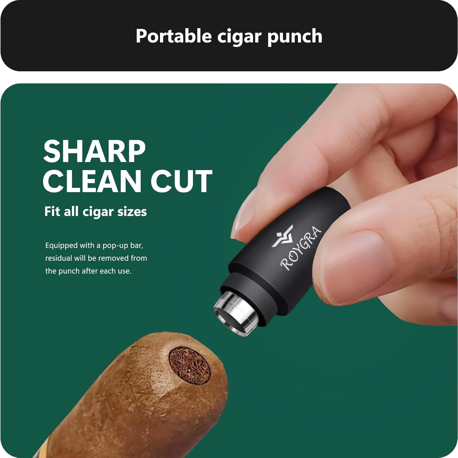 Cigar Cutter Set 3 Pack, Stain – Men Accessories Pack recenzja i cena