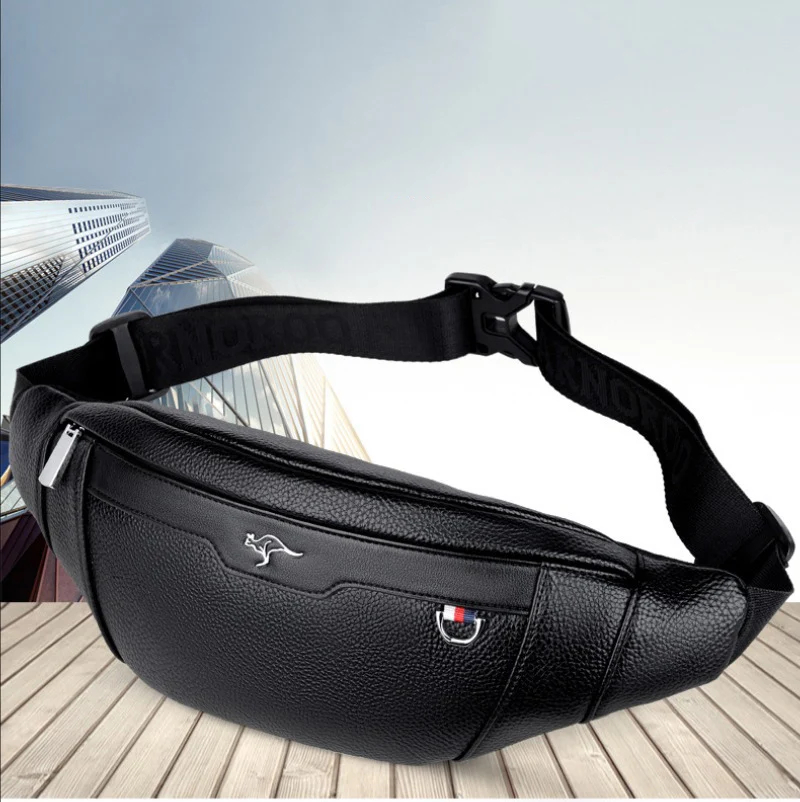 Business Leather Waist Bag Mul – Men Accessories Pack recenzja i cena